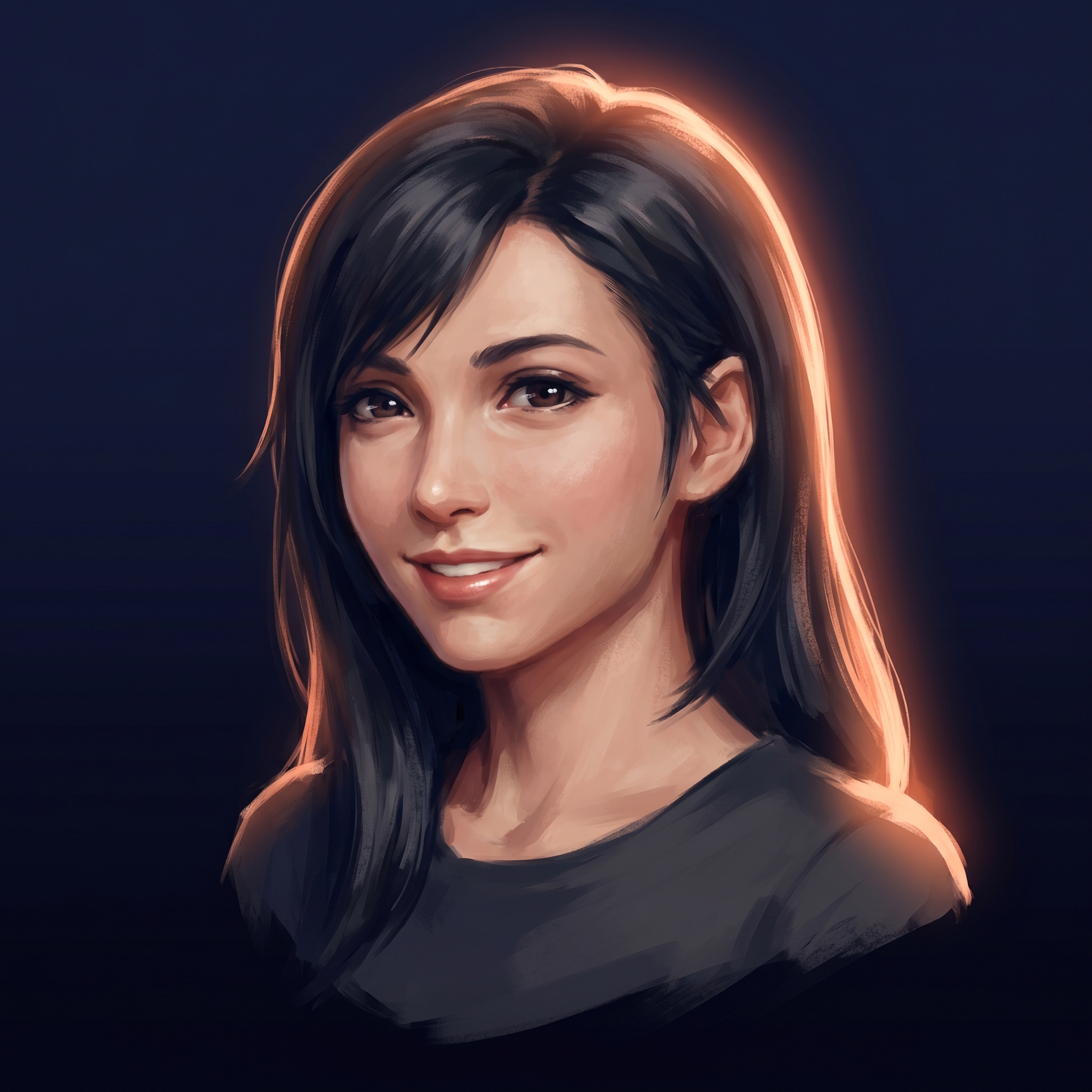 Tifa persona portrait